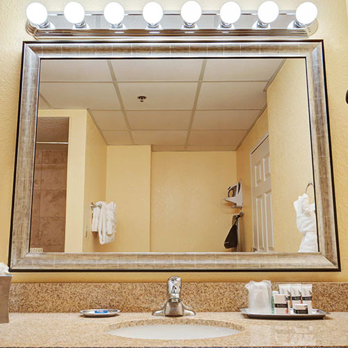 Bathroom Vanity in one-king suite