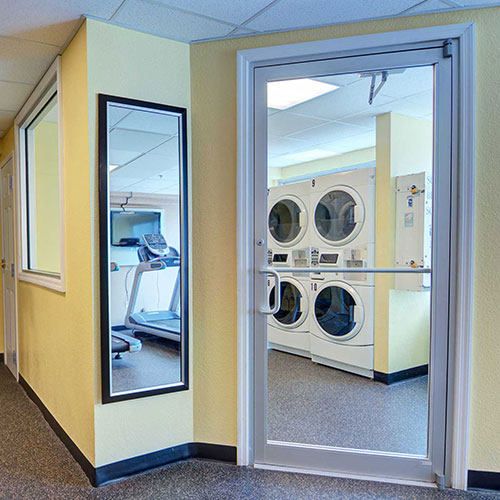 Guest Laundry Facilities, Located Inside 24-Hour Fitness Center